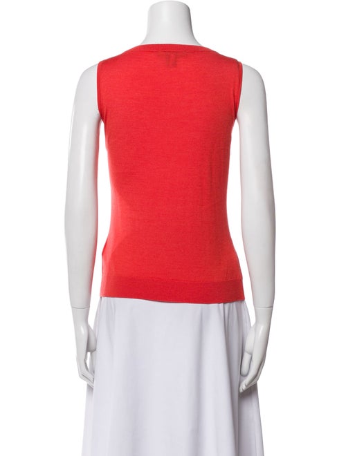 St. John Wool Scoop Neck Top
