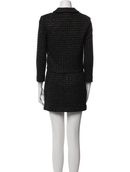 St. John Wool Tweed Pattern Dress Set