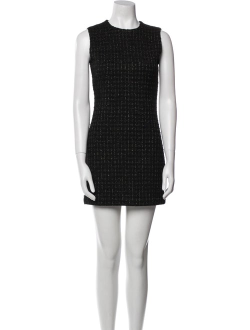 St. John Wool Tweed Pattern Dress Set