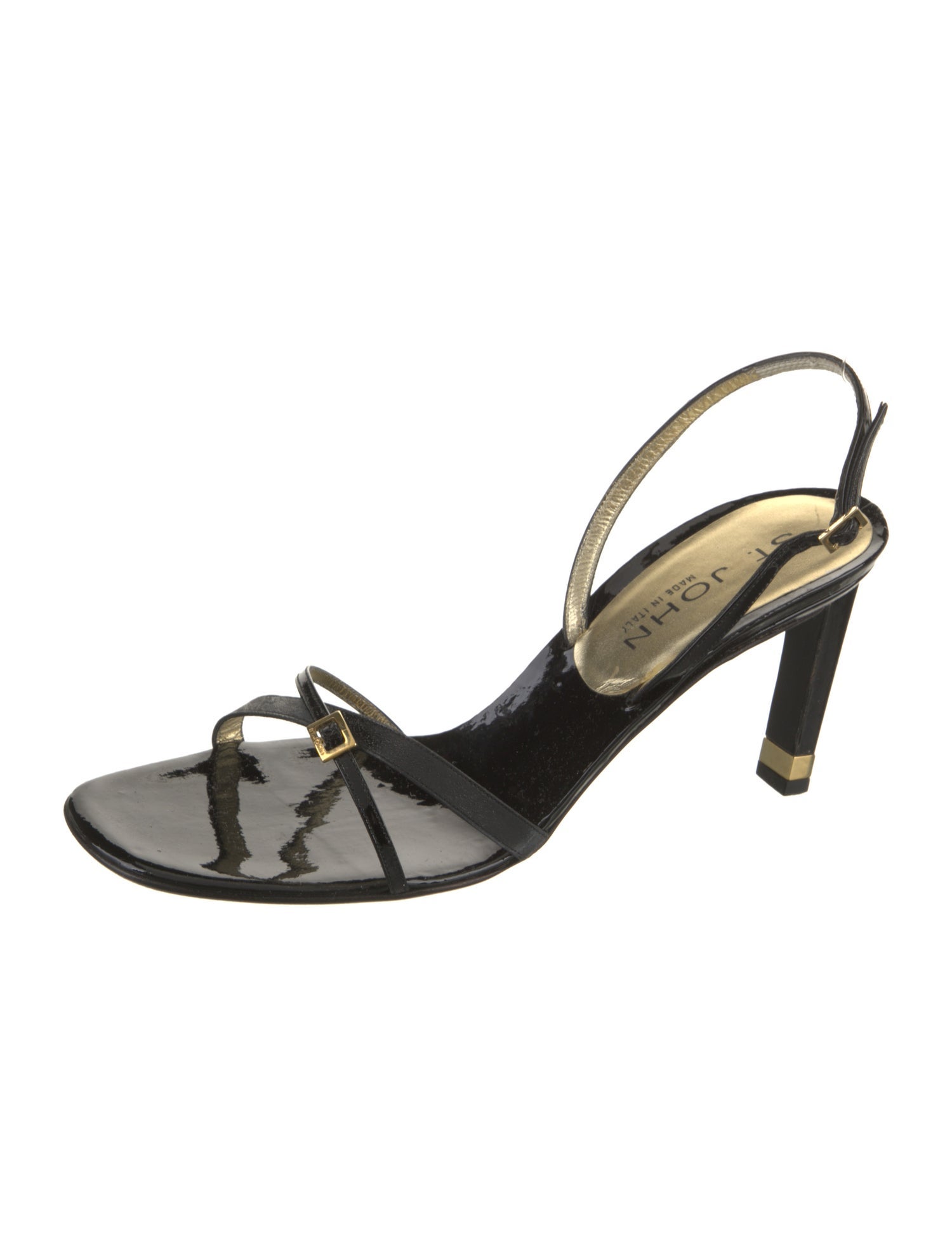 St. John Neoprene Slingback Sandals