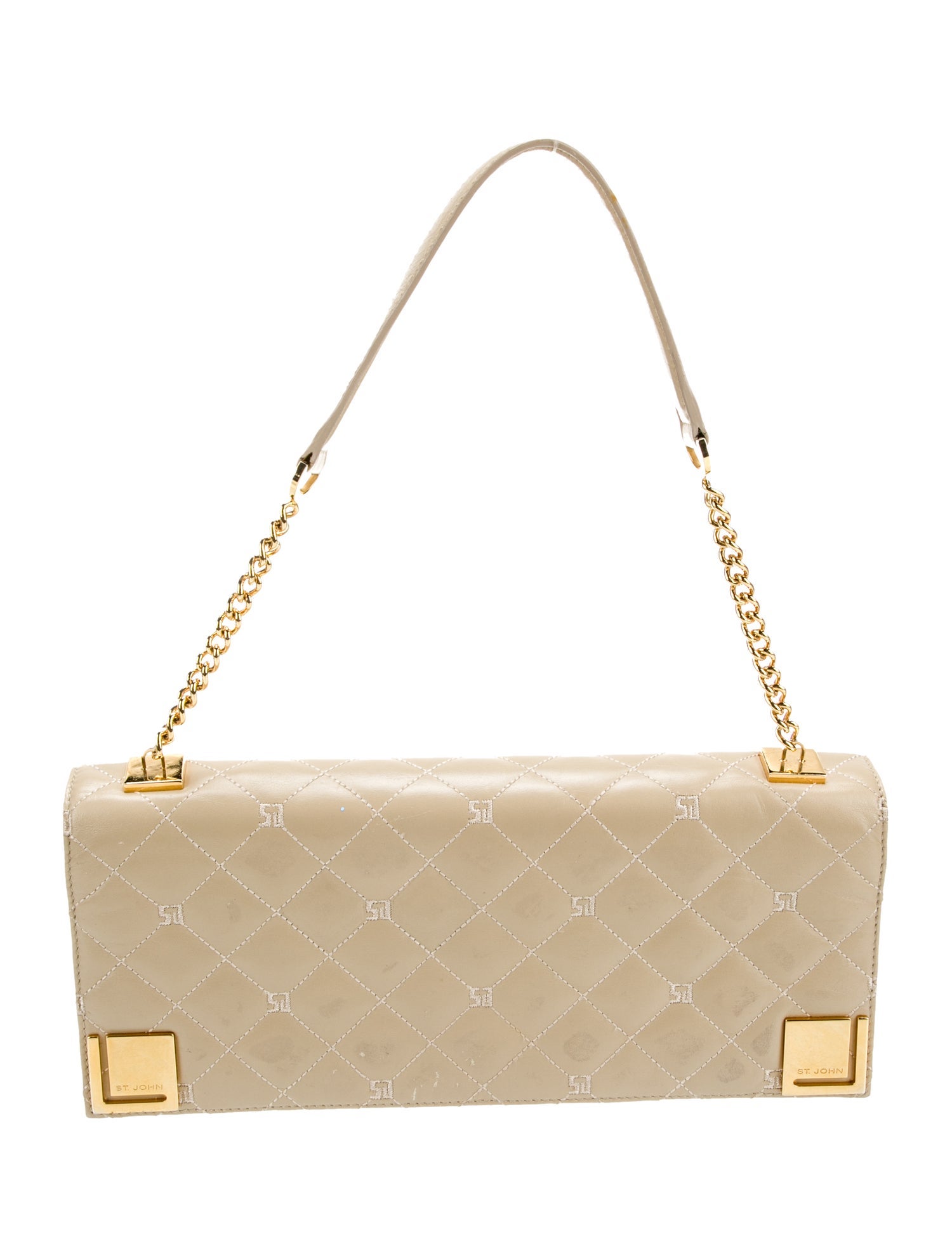 St. John Leather Shoulder Bag