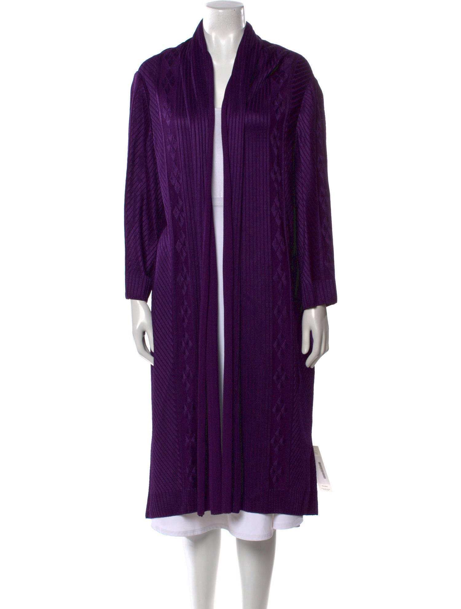 St. John Printed Open Front Sweater w/ Tags