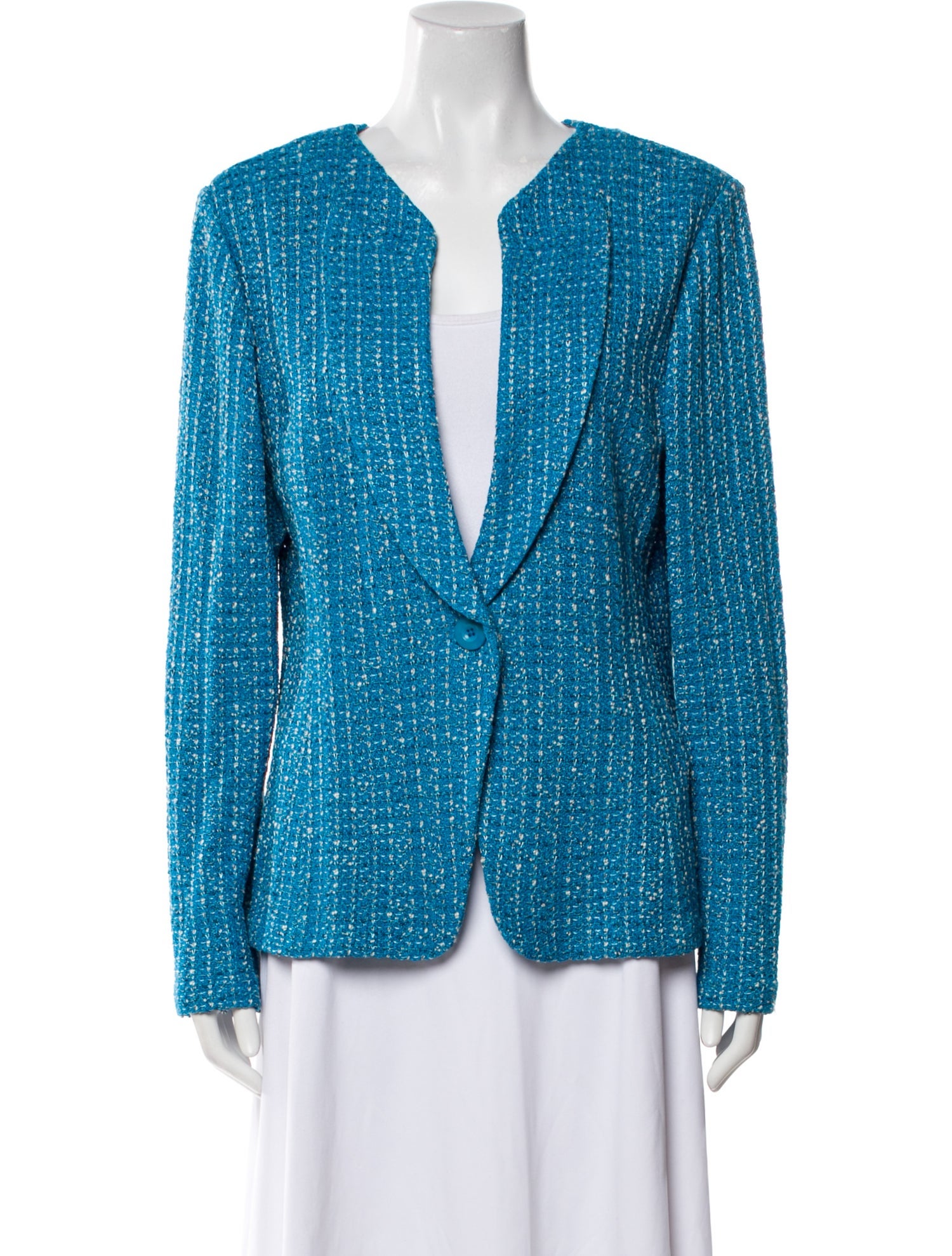 St. John Tweed Pattern Evening Jacket