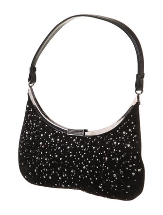 St. John Suede Shoulder Bag