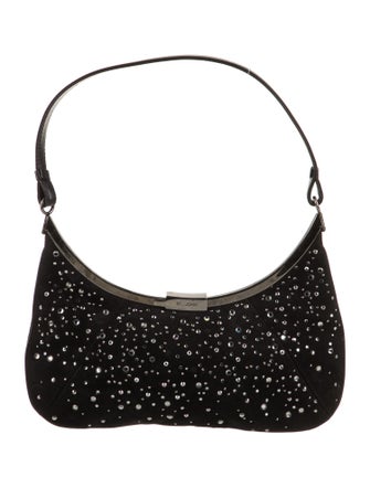 St. John Suede Shoulder Bag