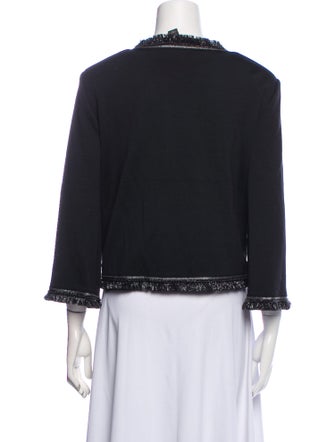 St. John Wool Tweed Pattern Evening Jacket