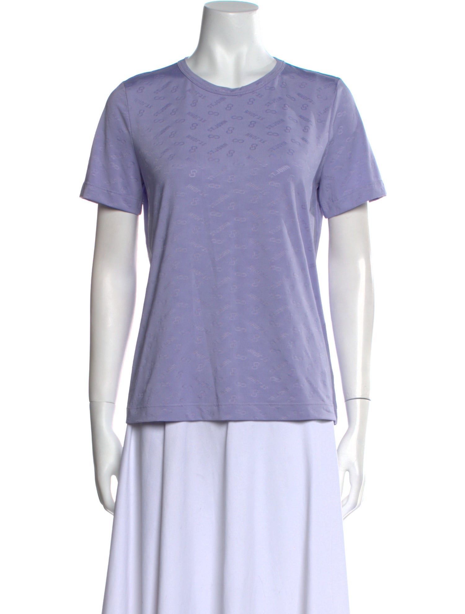 St. John Crew Neck Short Sleeve T-Shirt