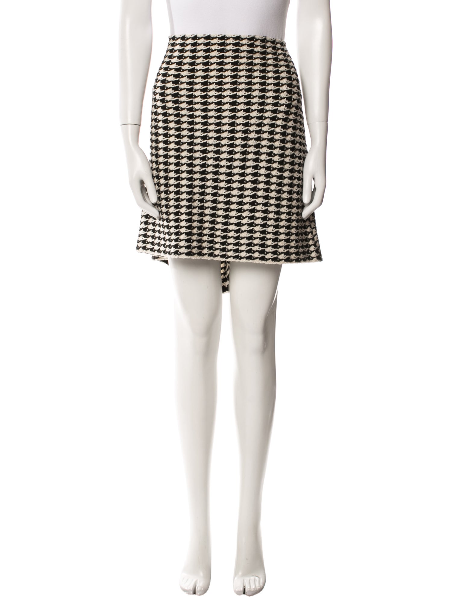 St. John Plaid Print Mini Skirt w/ Tags