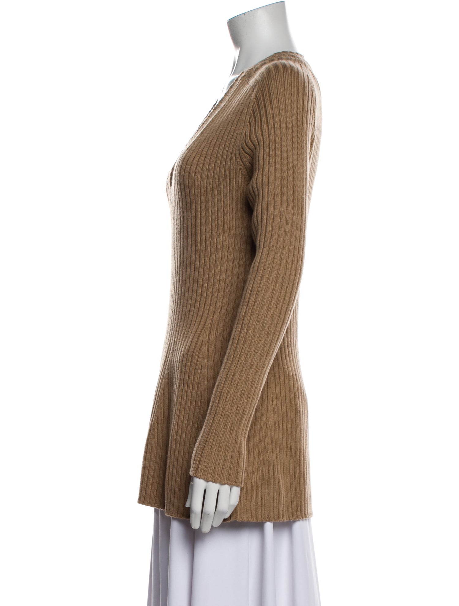 St. John Wool V-Neck Sweater