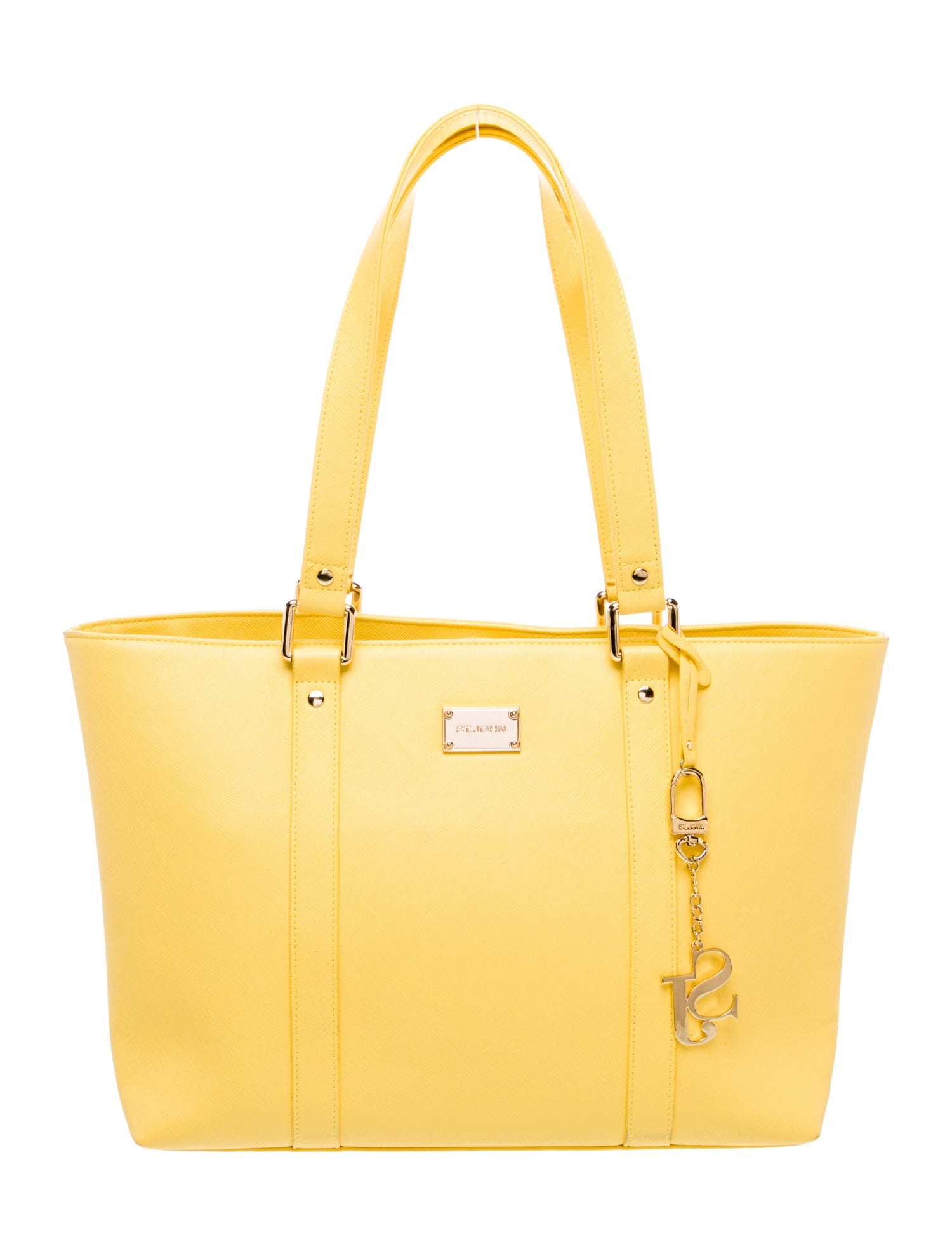 St. John Saffiano Leather Tote