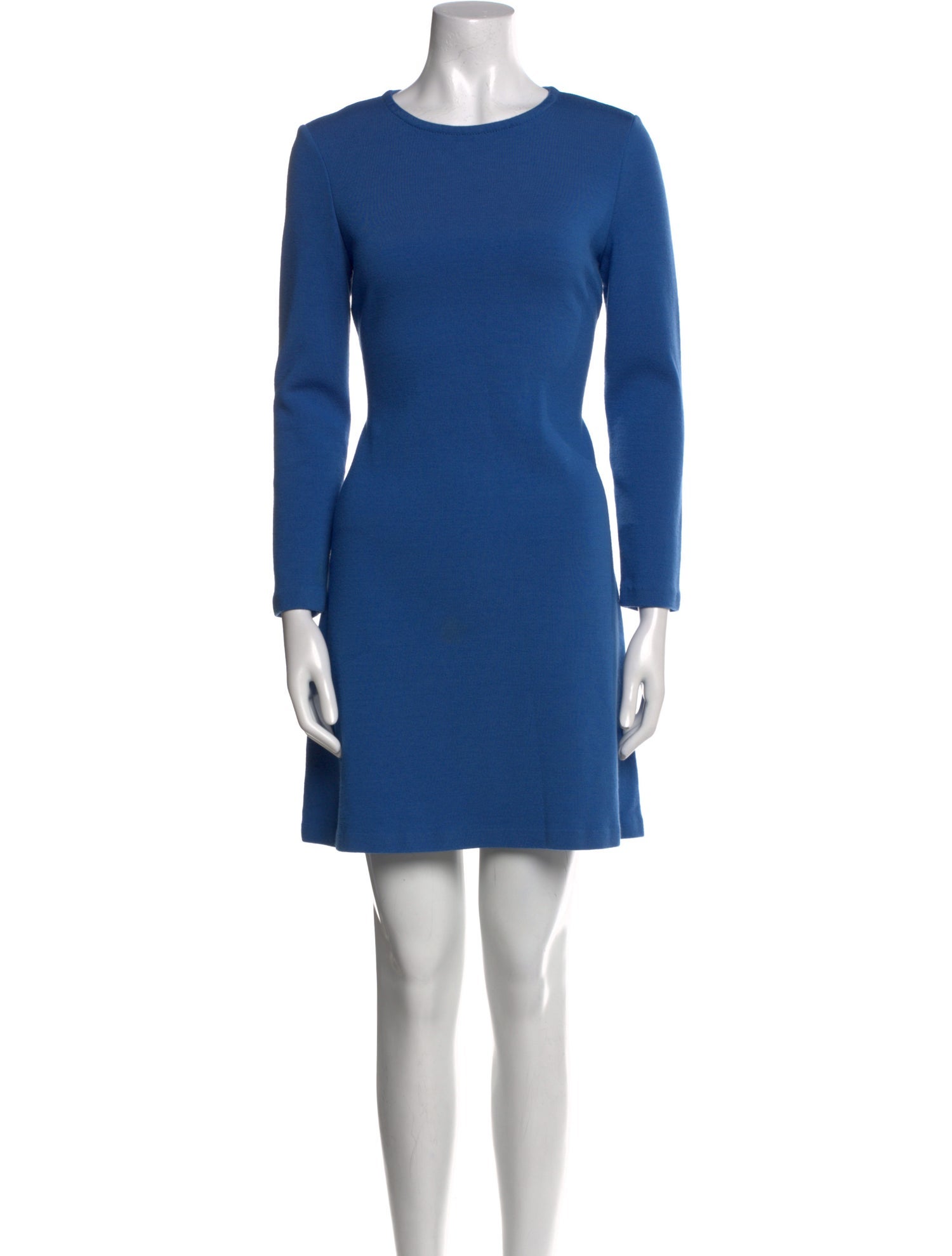 St. John Crew Neck Mini Dress