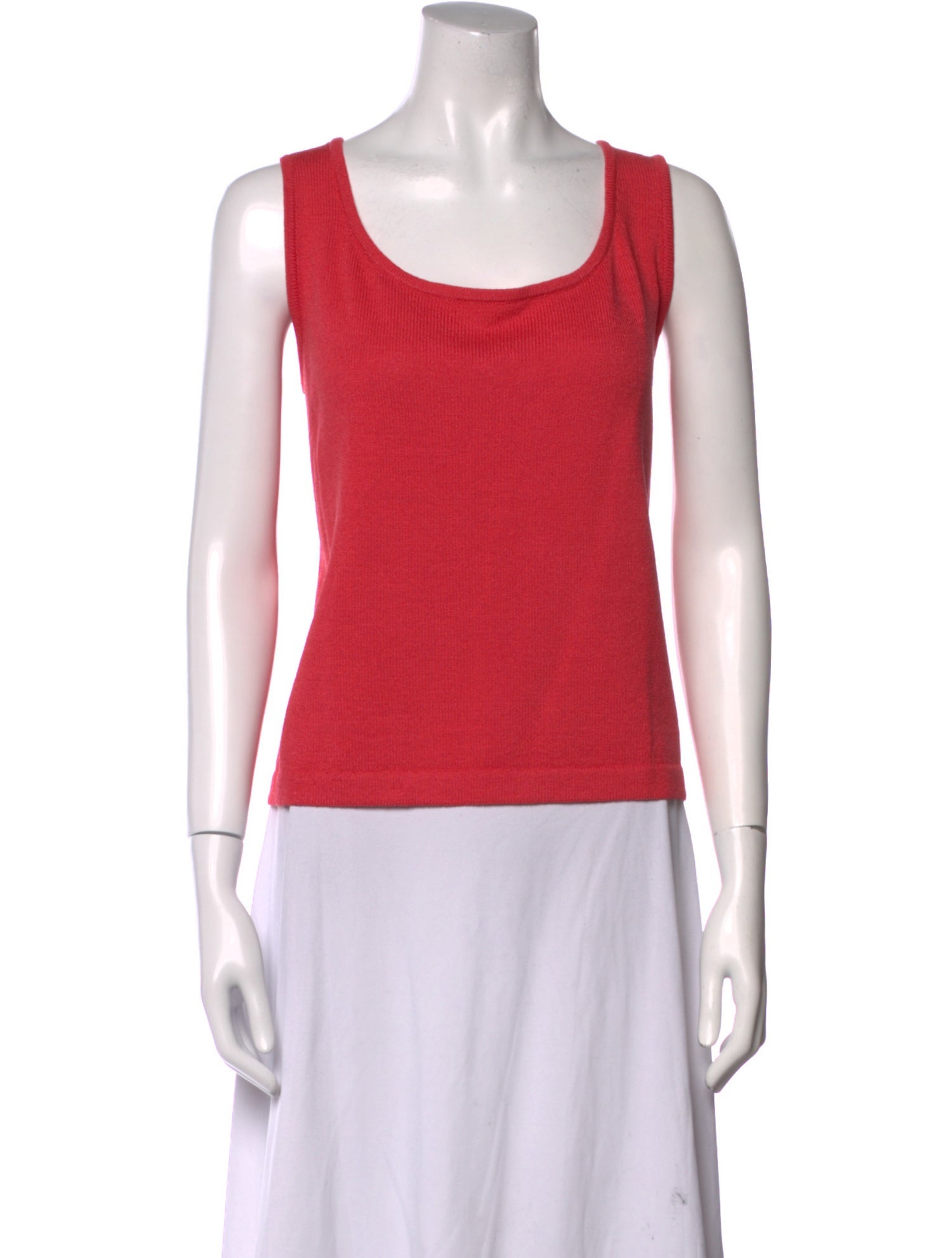 St. John Wool Scoop Neck Top