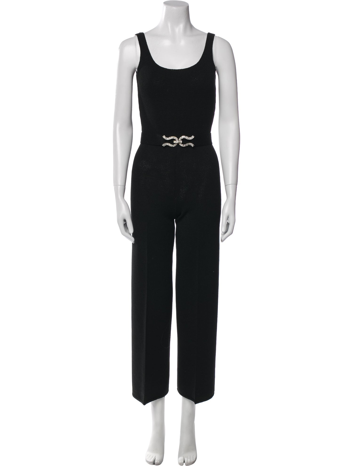 St. John Scoop Neck Jumpsuit