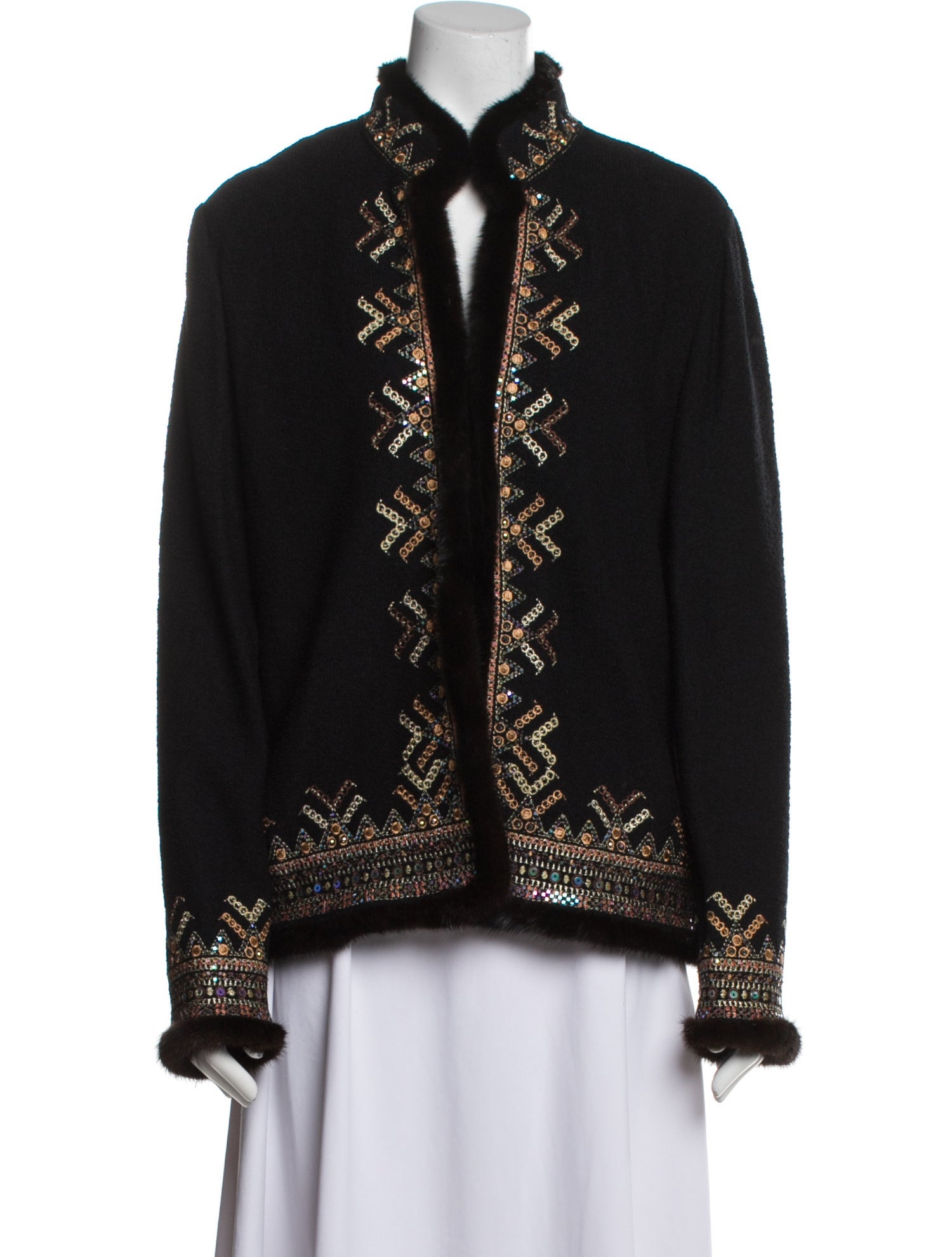 St. John Printed Evening Jacket