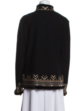 St. John Printed Evening Jacket