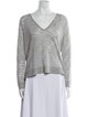 St. John Wool V-Neck Sweater