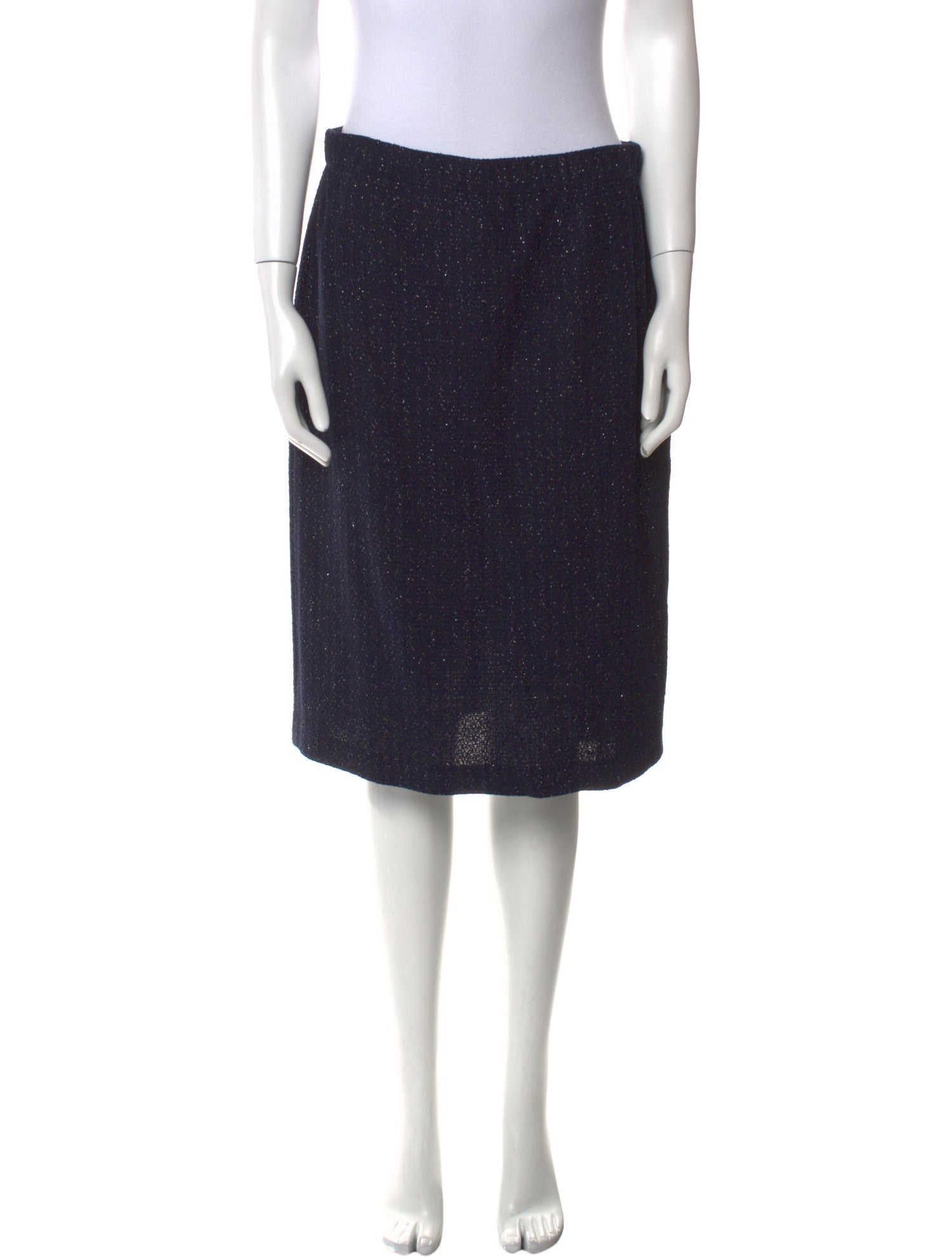 St. John Sequin Embellishments Knee-Length Skirt