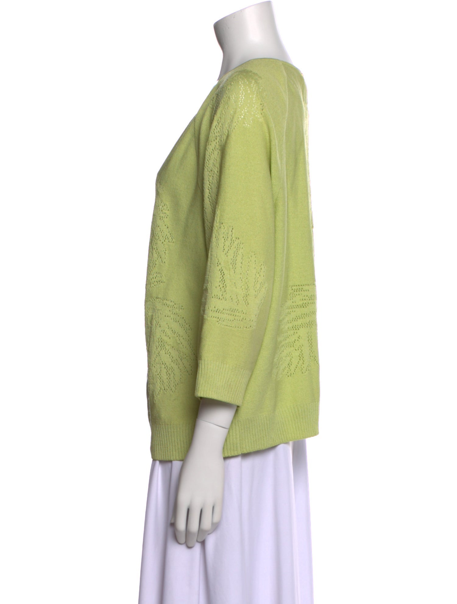 St. John Wool Scoop Neck Sweater