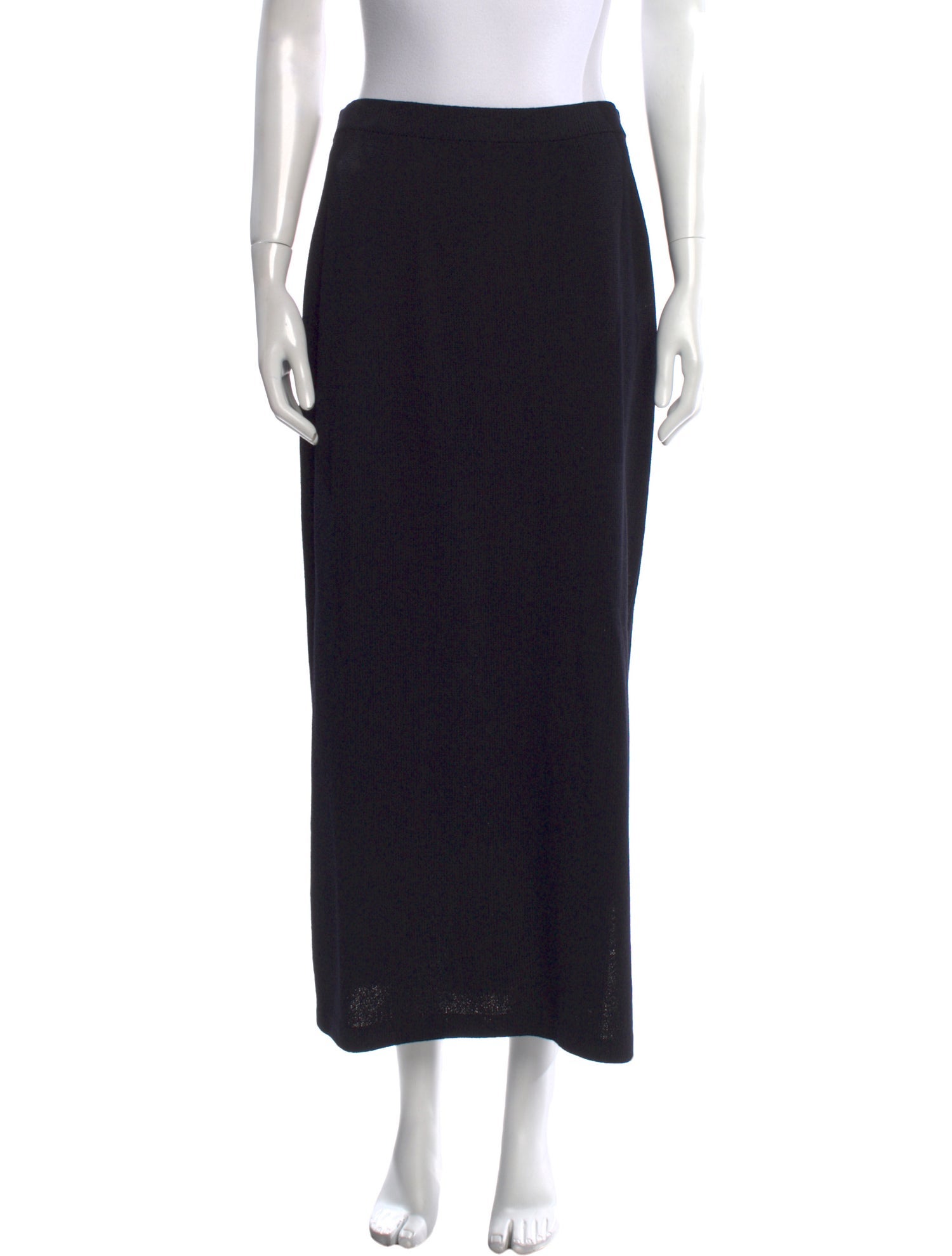 St. John Cutout Accent Midi Length Skirt