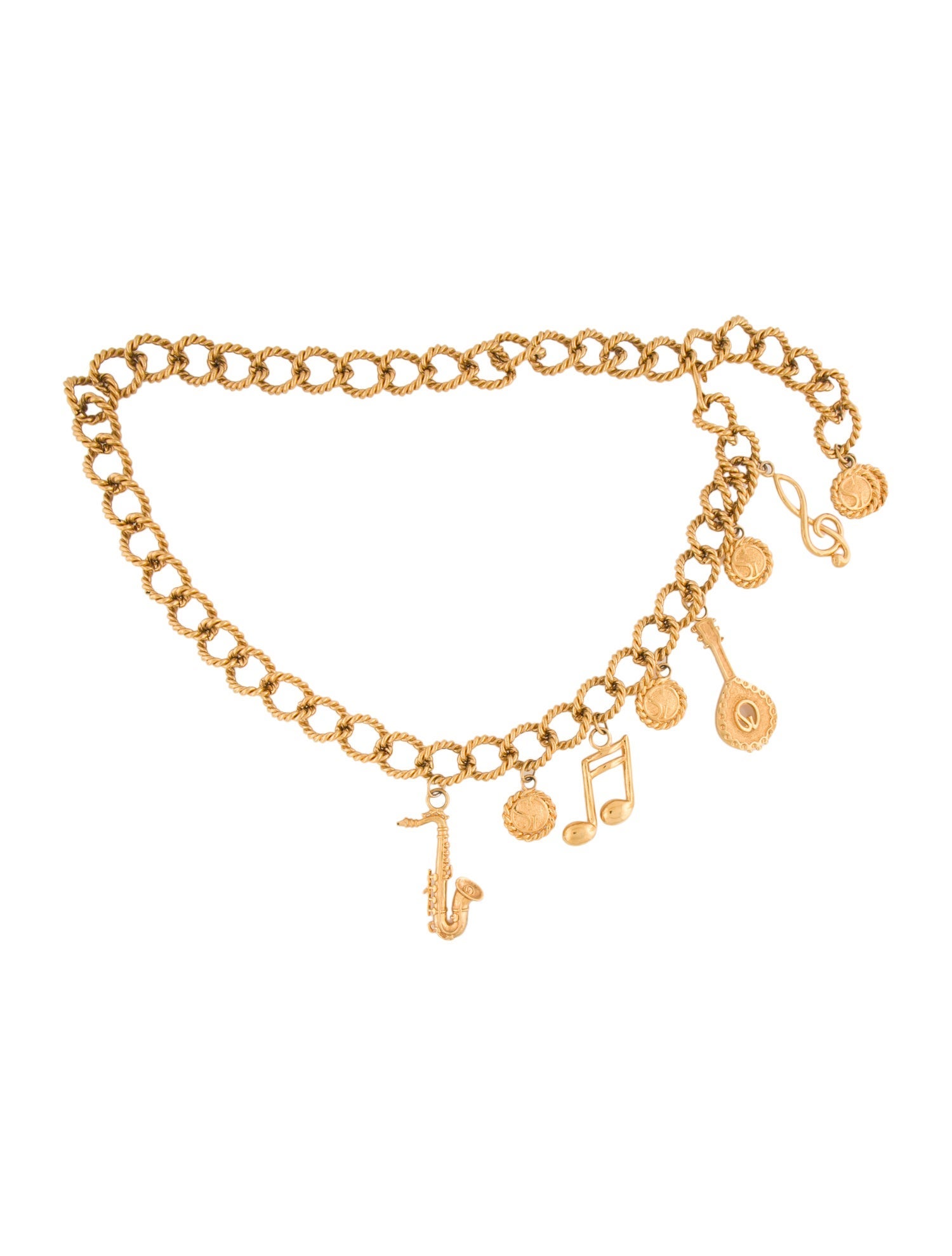 St. John Skinny Metal Waist Belt