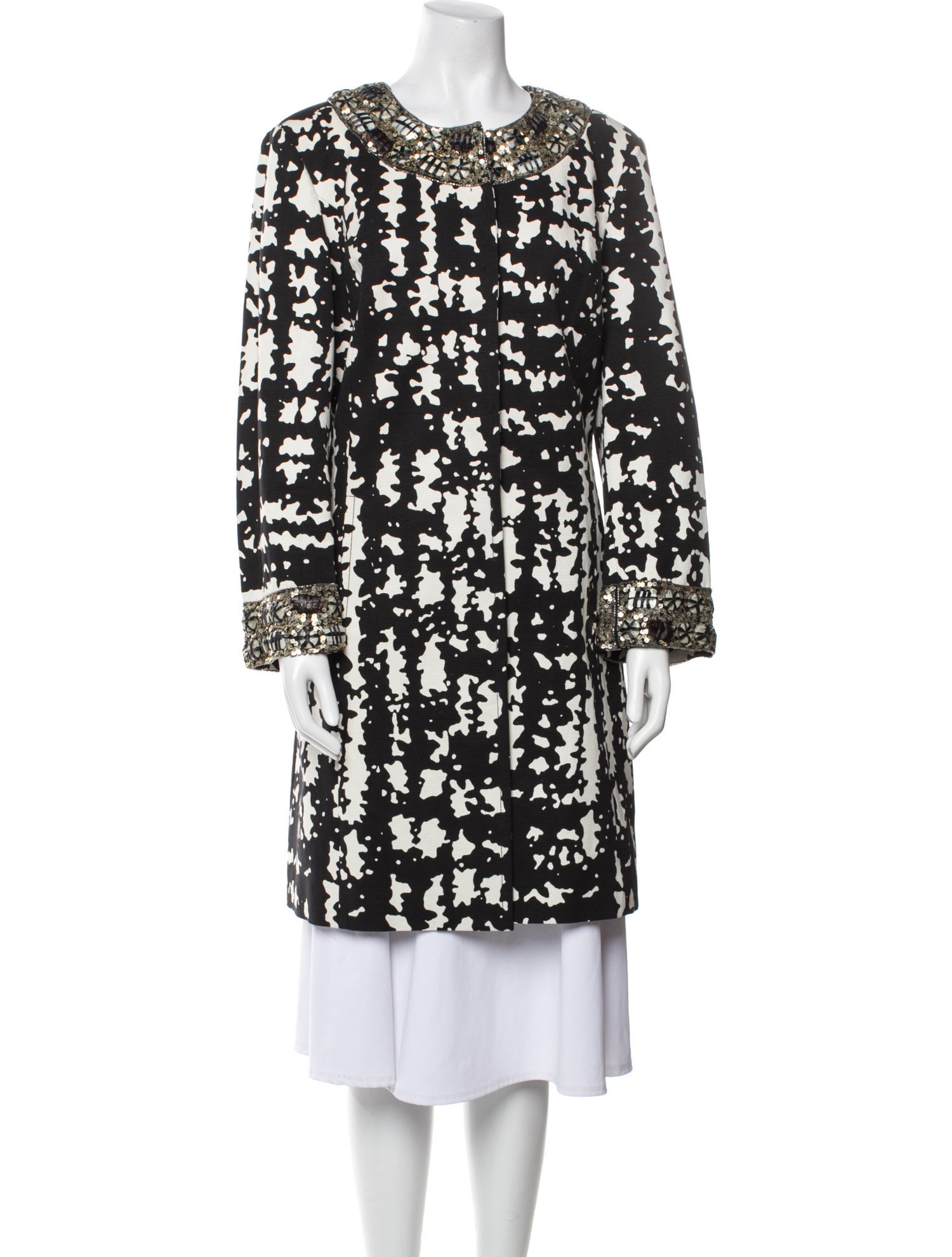 St. John Printed Coat w/ Tags