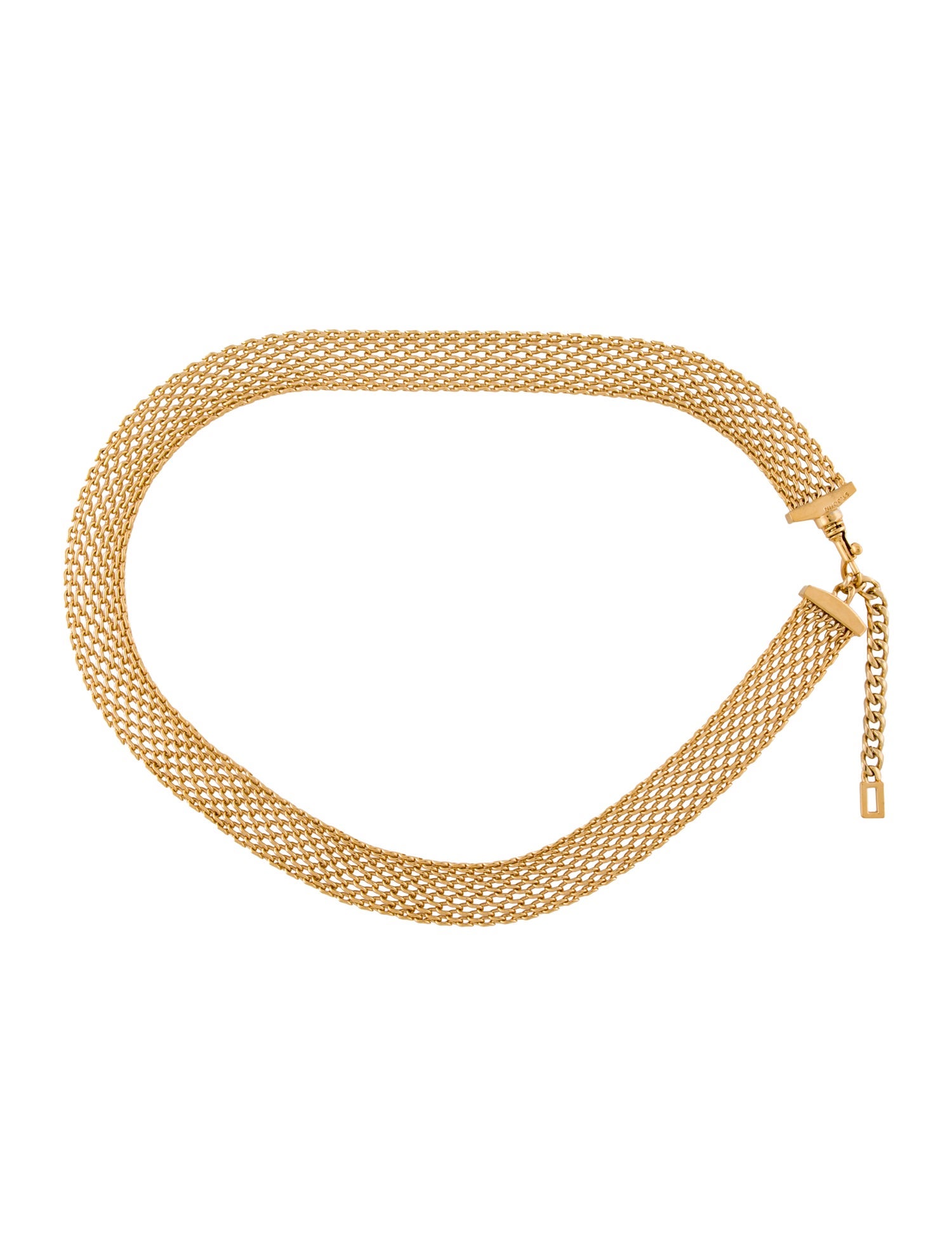 St. John Skinny Metal Chain-Link Belt