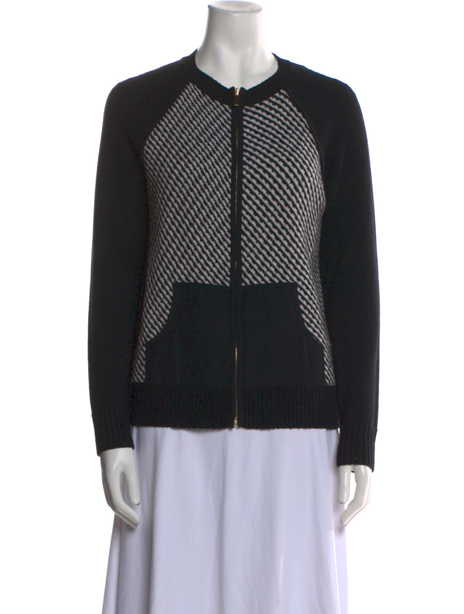 St. John Wool Printed Sweater