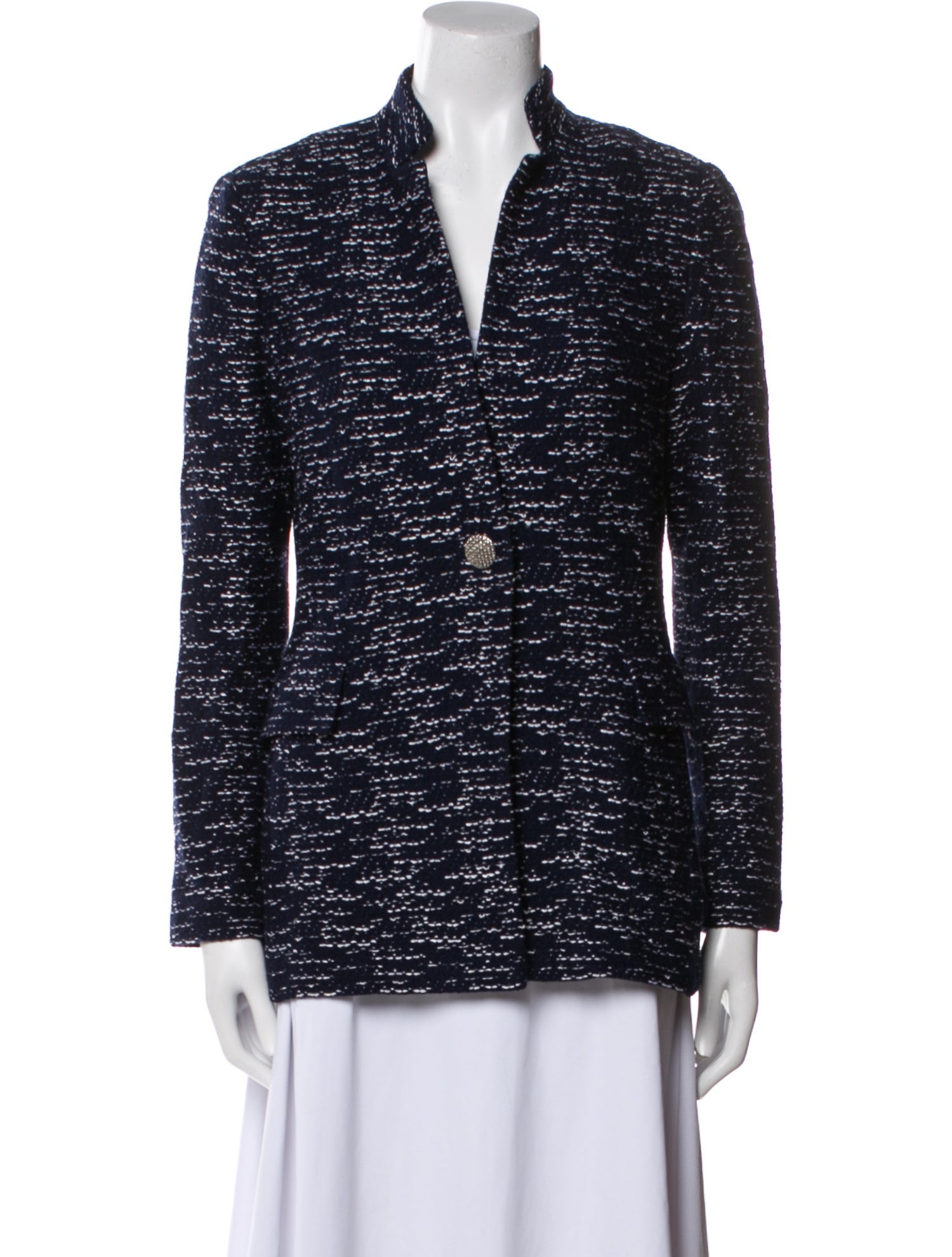 St. John Wool Tweed Pattern Evening Jacket