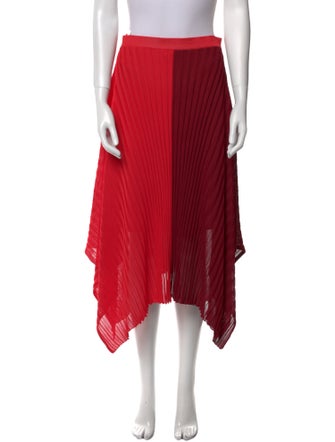 St. John Colorblock Pattern Knee-Length Skirt