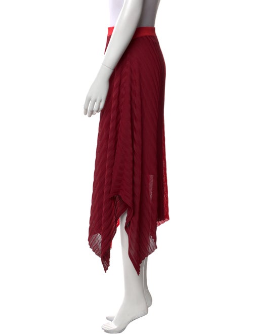 St. John Colorblock Pattern Knee-Length Skirt