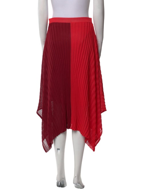 St. John Colorblock Pattern Knee-Length Skirt