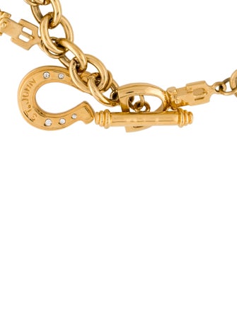 St. John Crystal Charm Bracelet