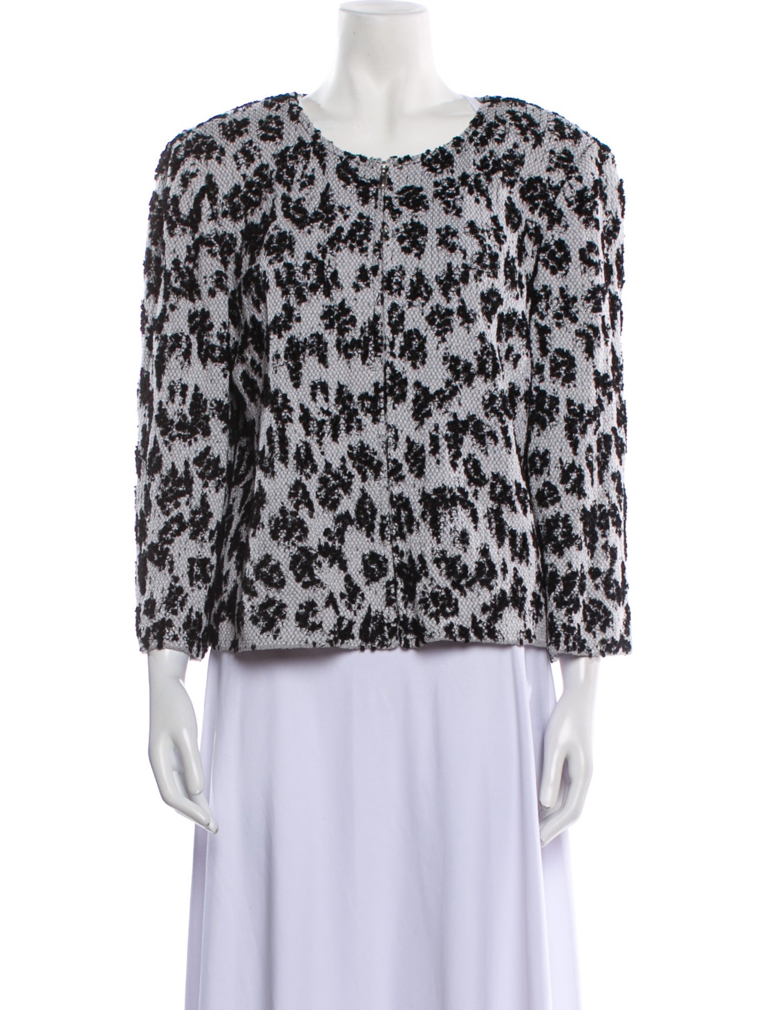 St. John Printed Evening Jacket