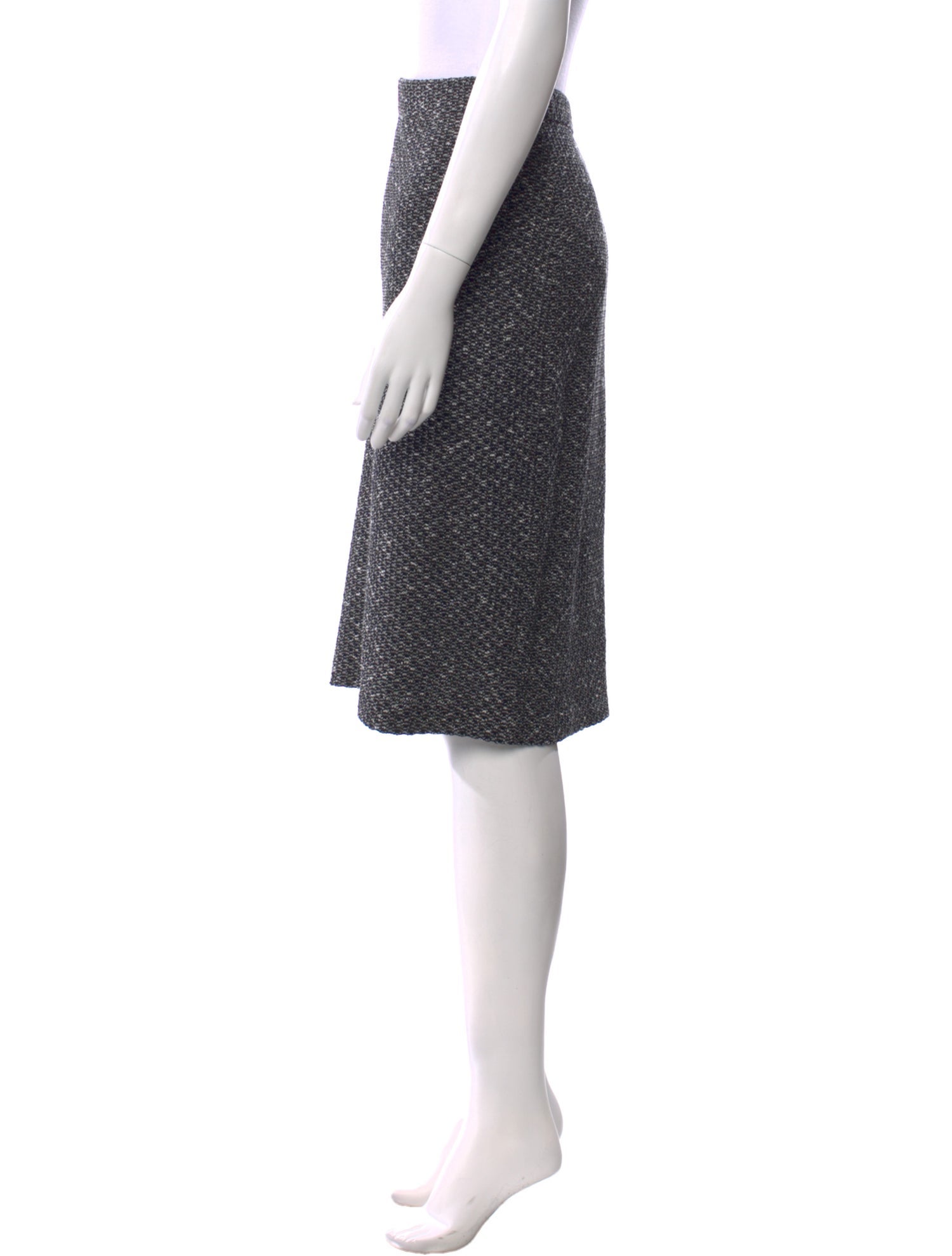 St. John Wool Knee-Length Skirt