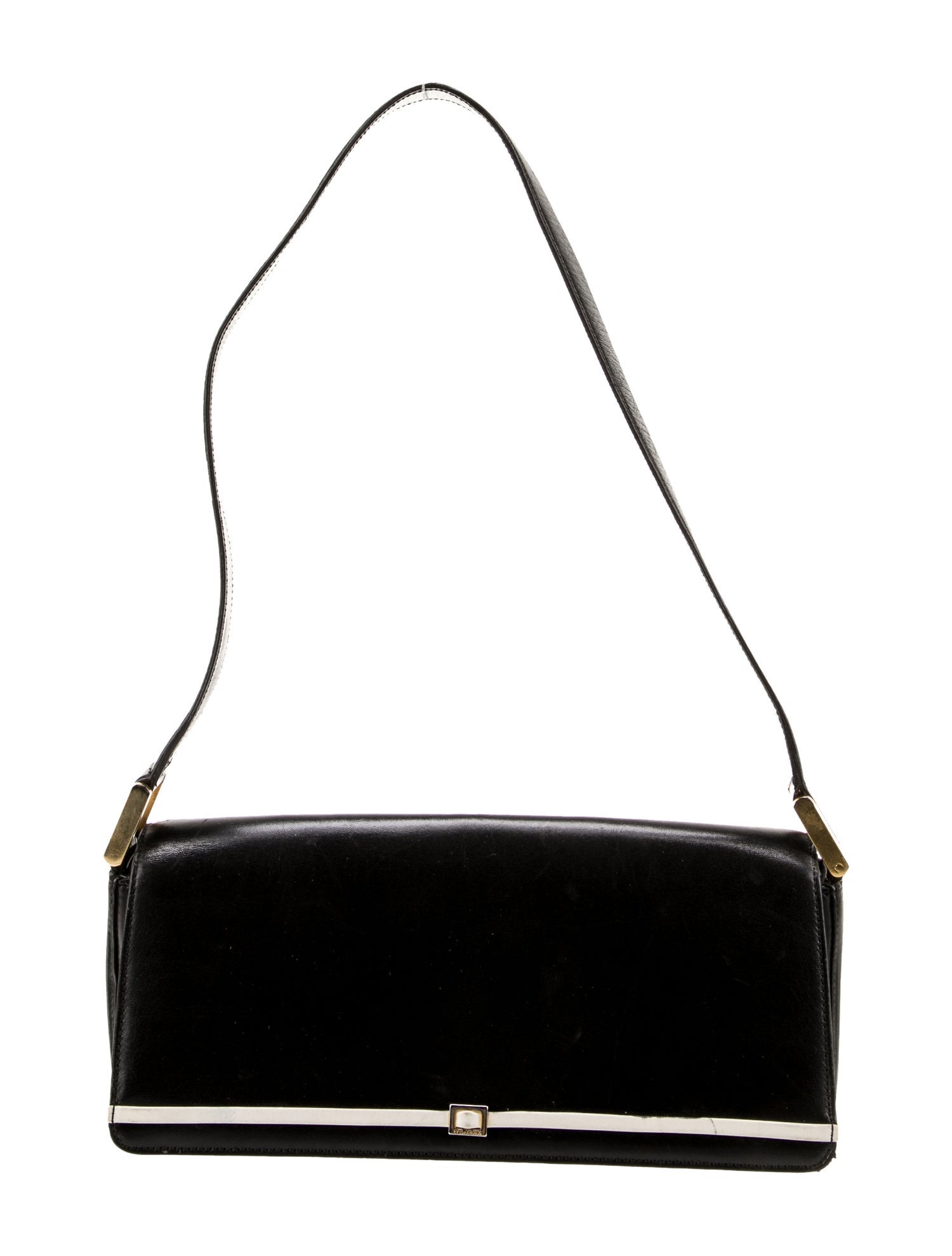 St. John Leather Shoulder Bag