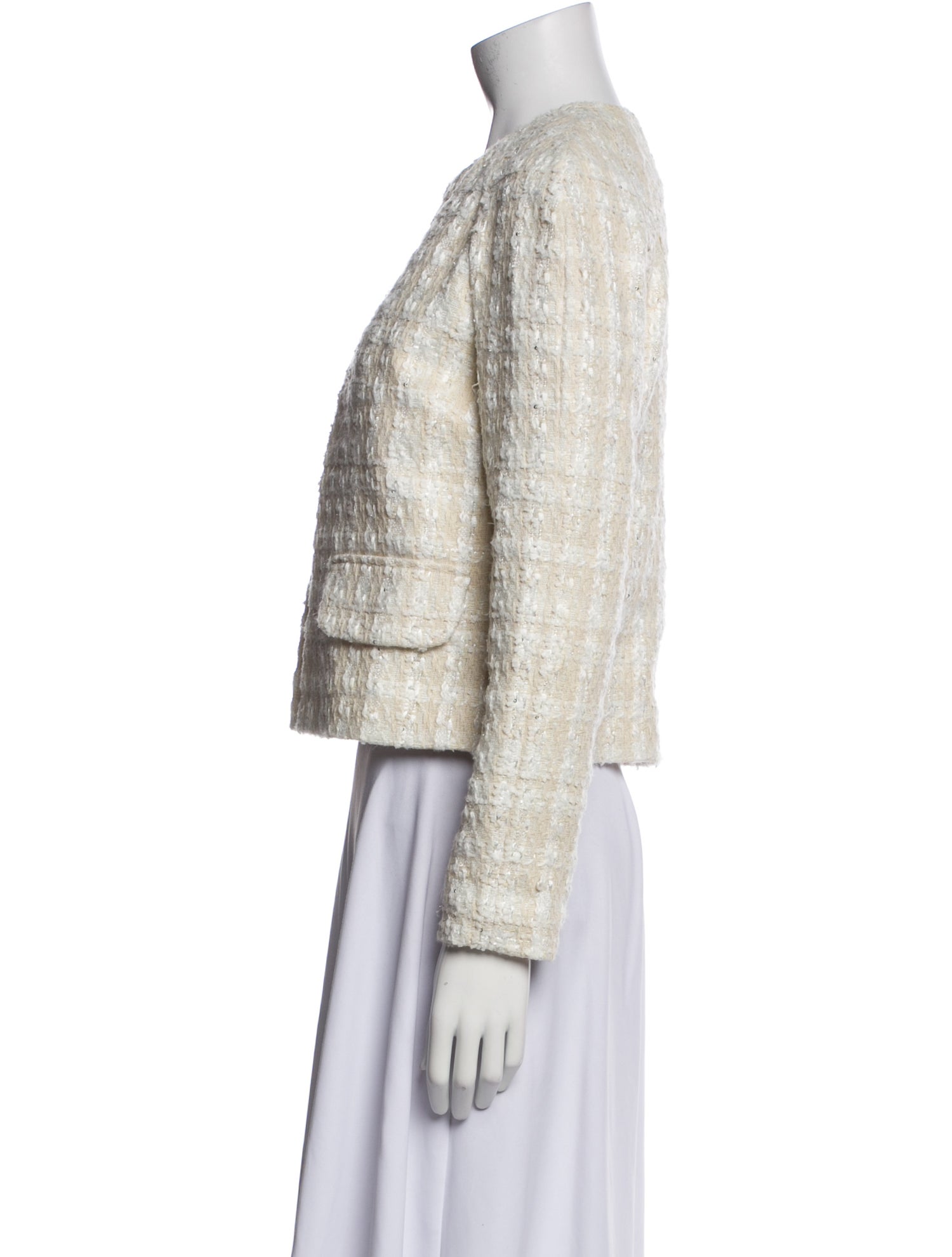 St. John Tweed Pattern Evening Jacket