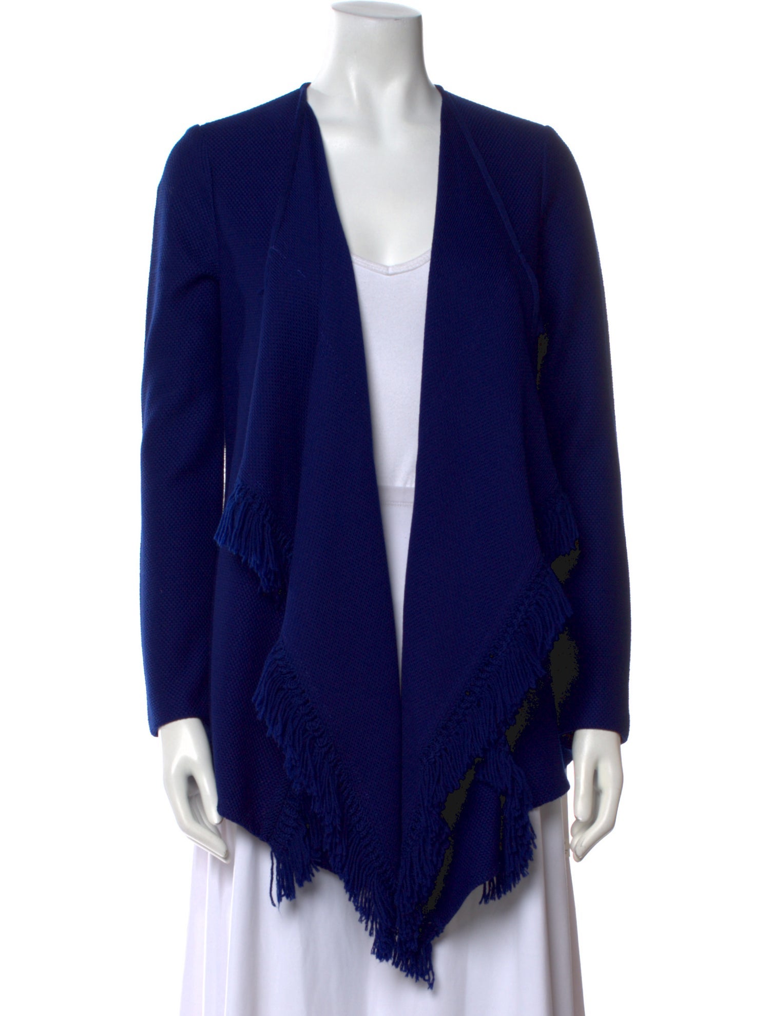 St. John Wool Open Front Sweater