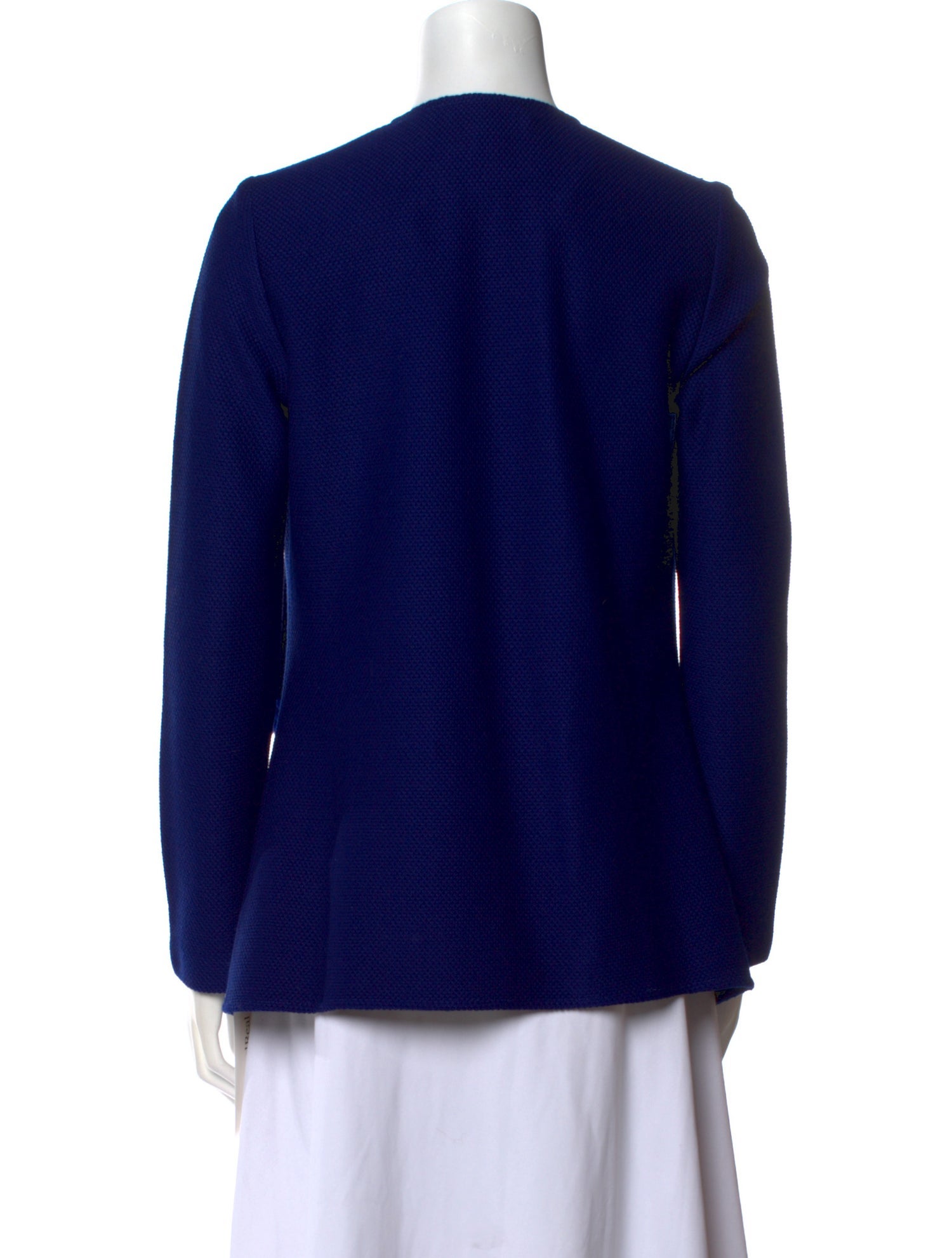 St. John Wool Open Front Sweater