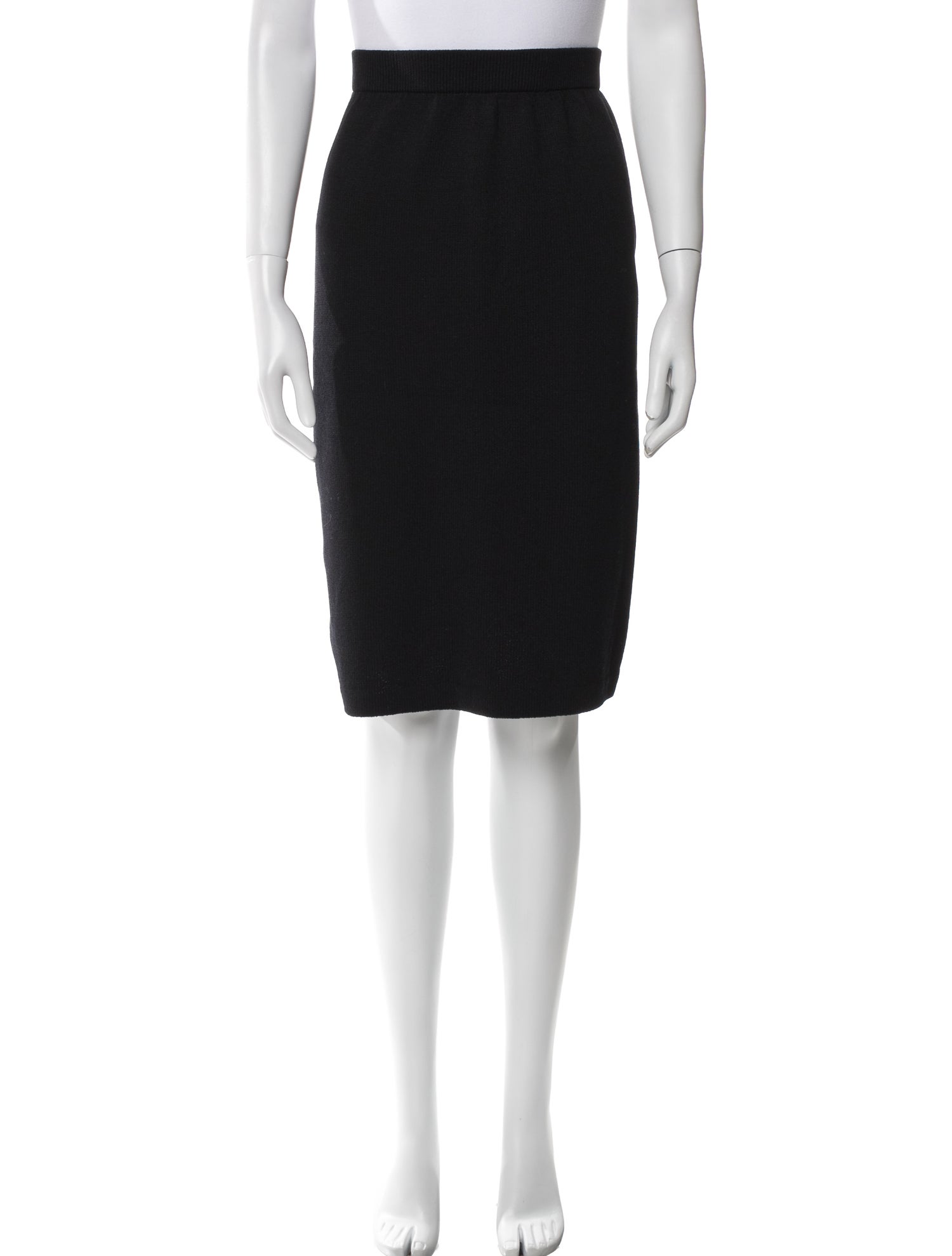 St. John Wool Knee-Length Skirt