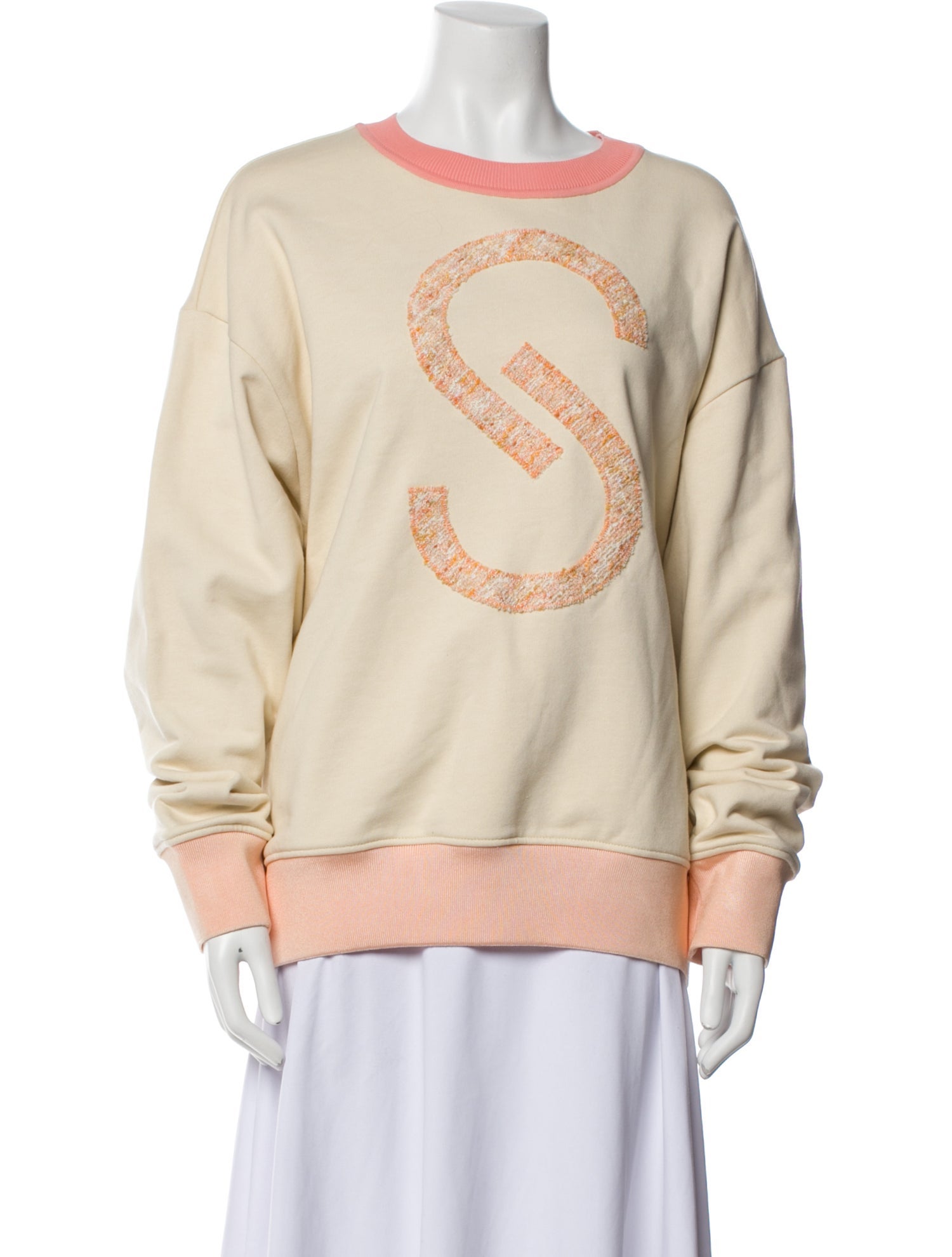 St. John Graphic Print Crew Neck Sweatshirt w/ Tags