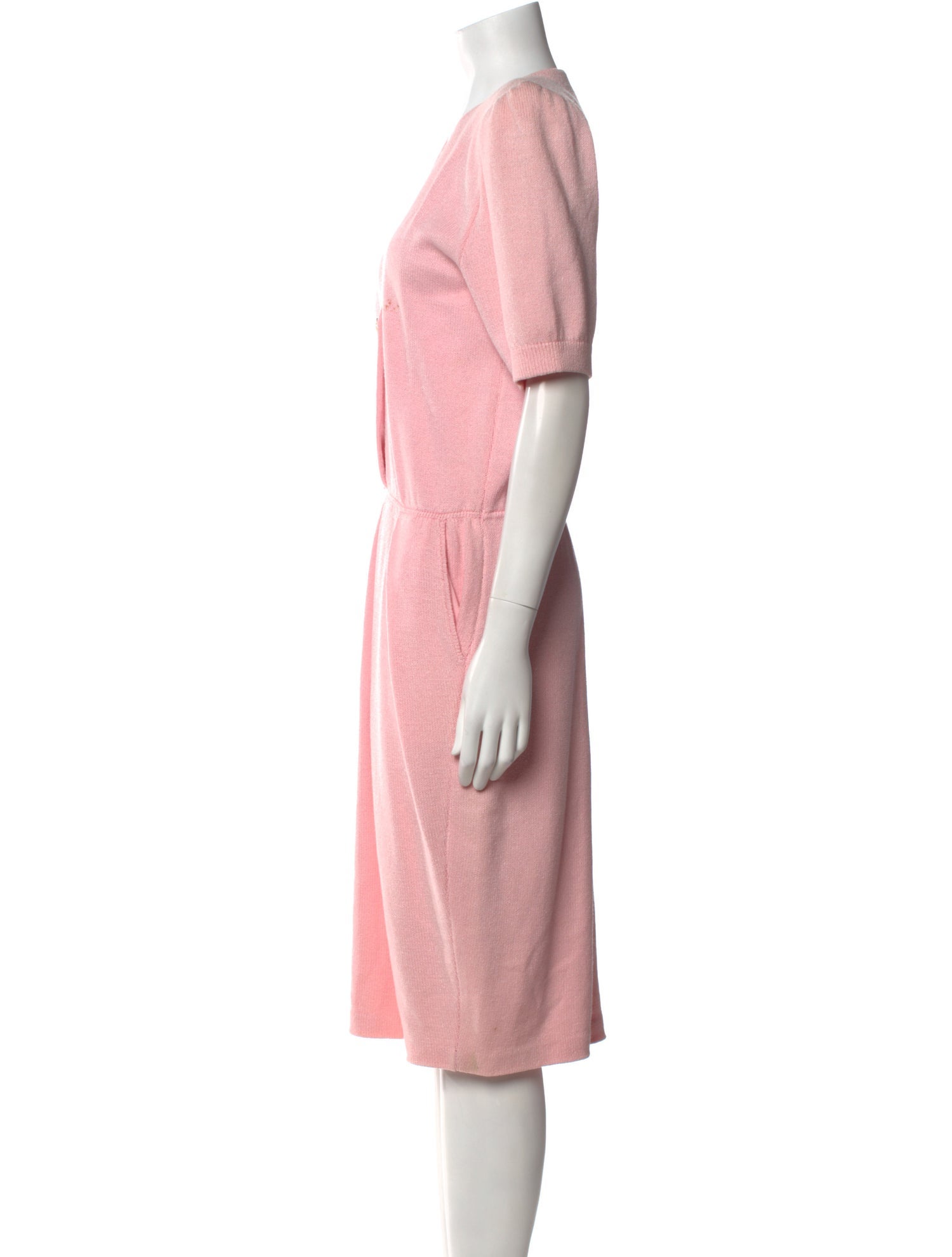 St. John Collection Wool Midi Length Dress