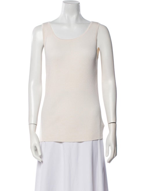 St. John Wool Scoop Neck Top