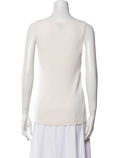 St. John Wool Scoop Neck Top