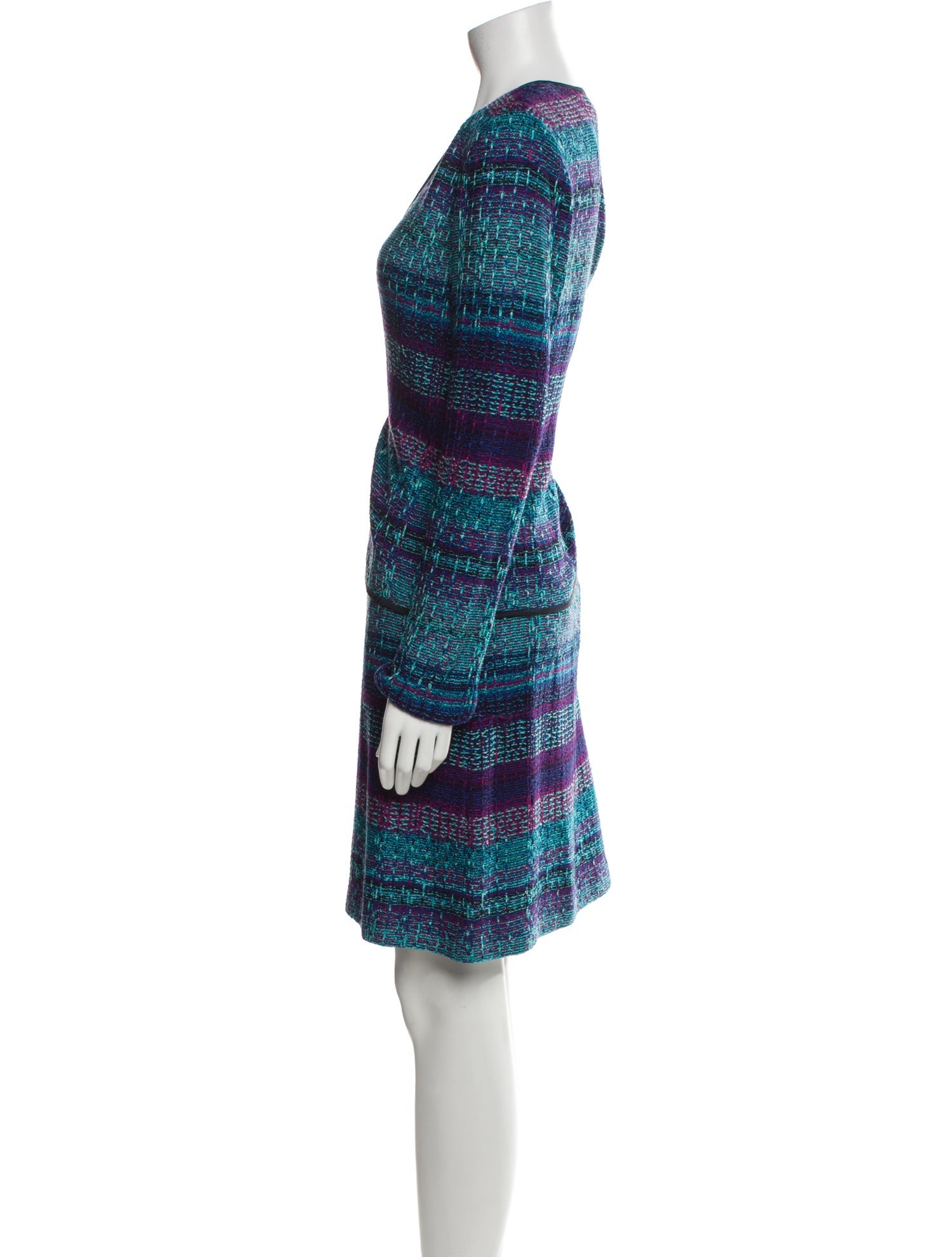 St. John Wool Striped Skirt Set w/ Tags