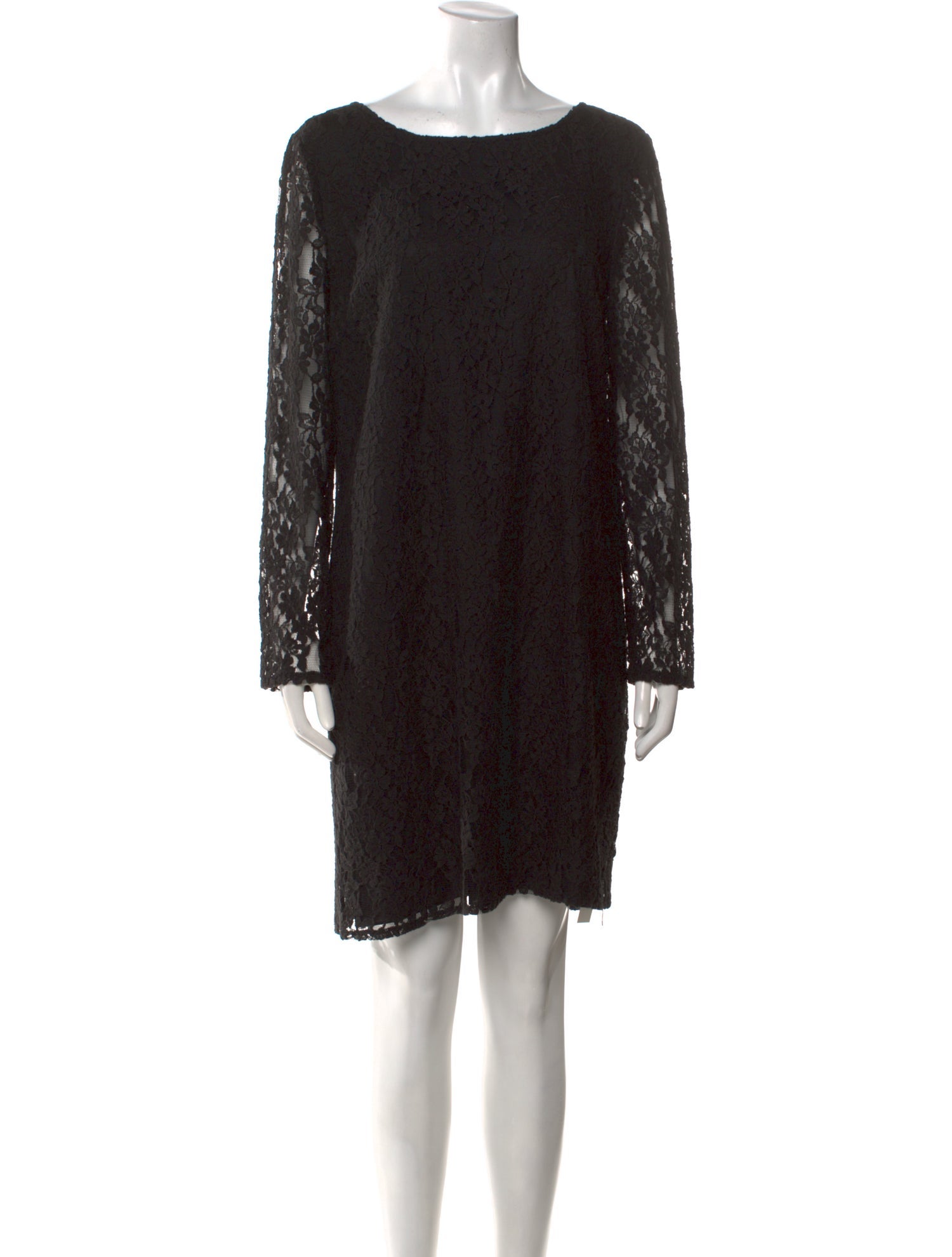 St. John Bateau Neckline Mini Dress