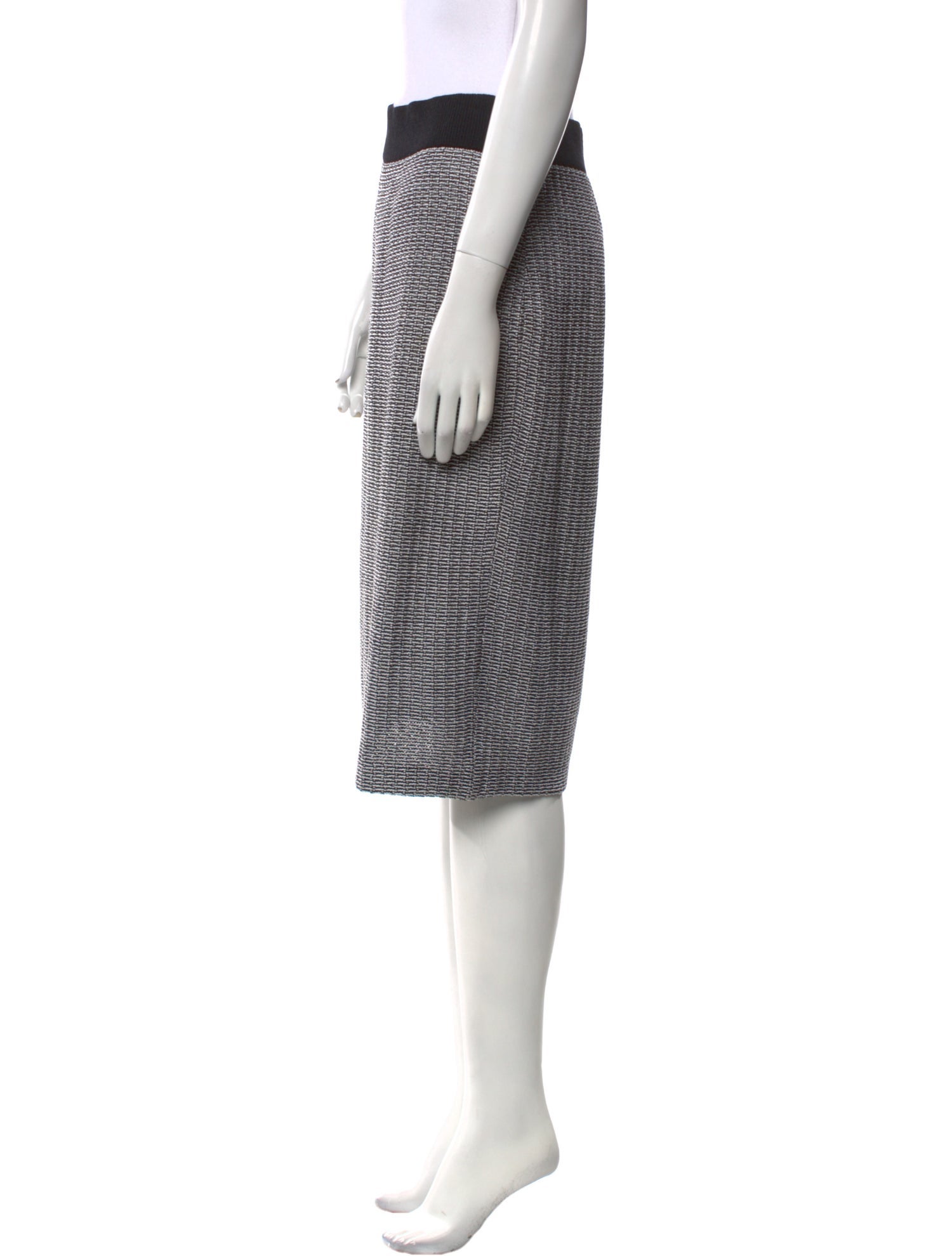St. John Wool Knee-Length Skirt