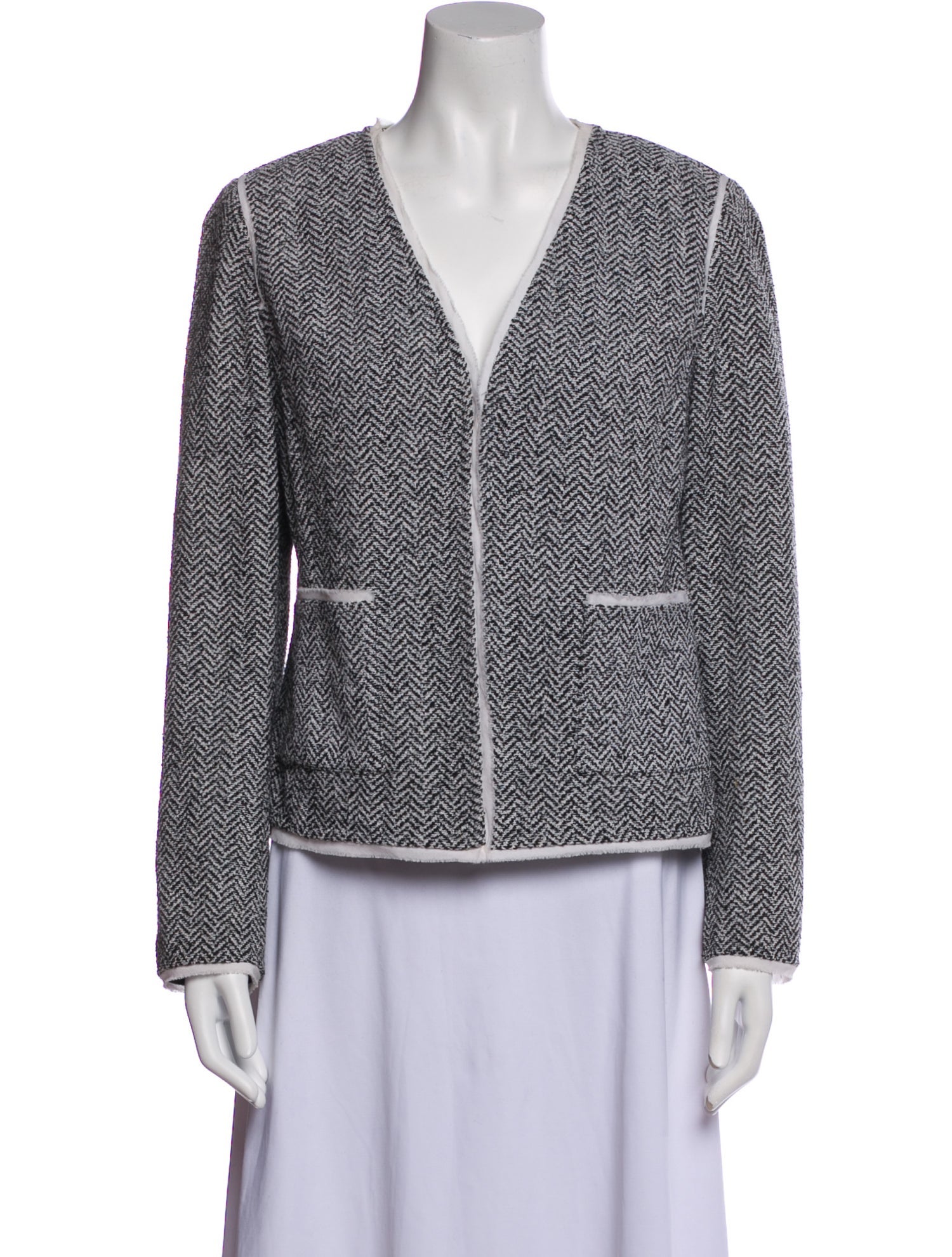 St. John Tweed Pattern Evening Jacket