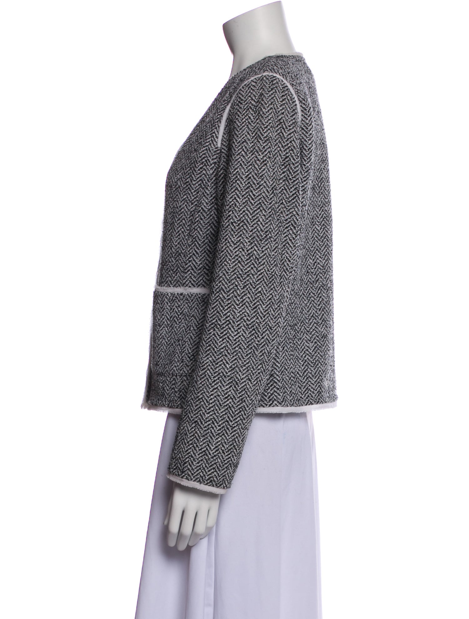 St. John Tweed Pattern Evening Jacket