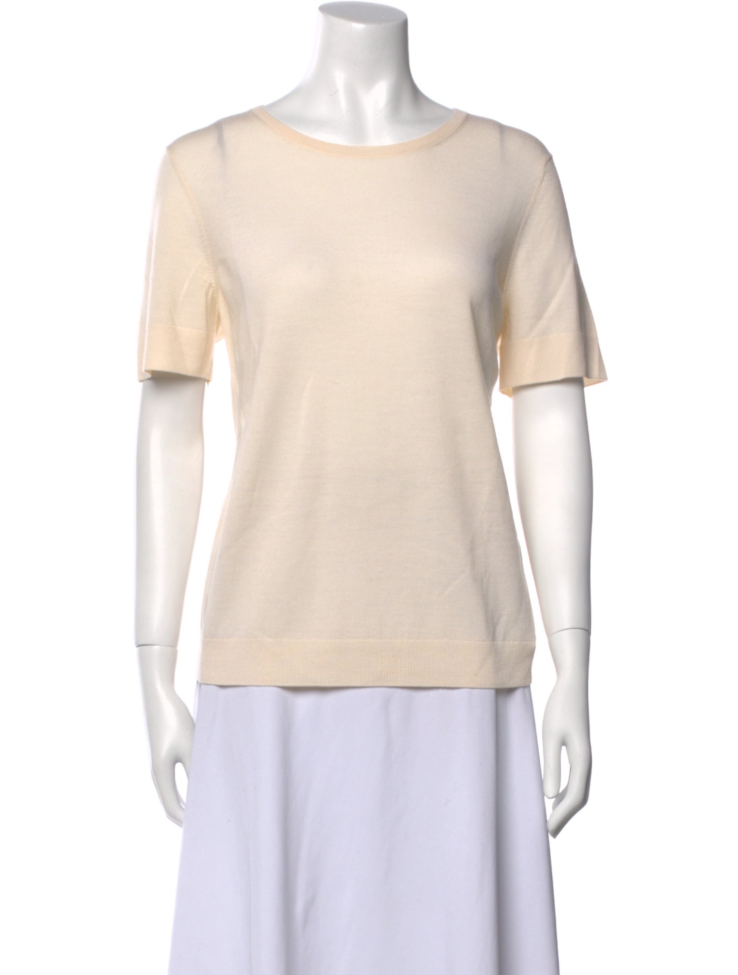 St. John Wool Scoop Neck Sweater