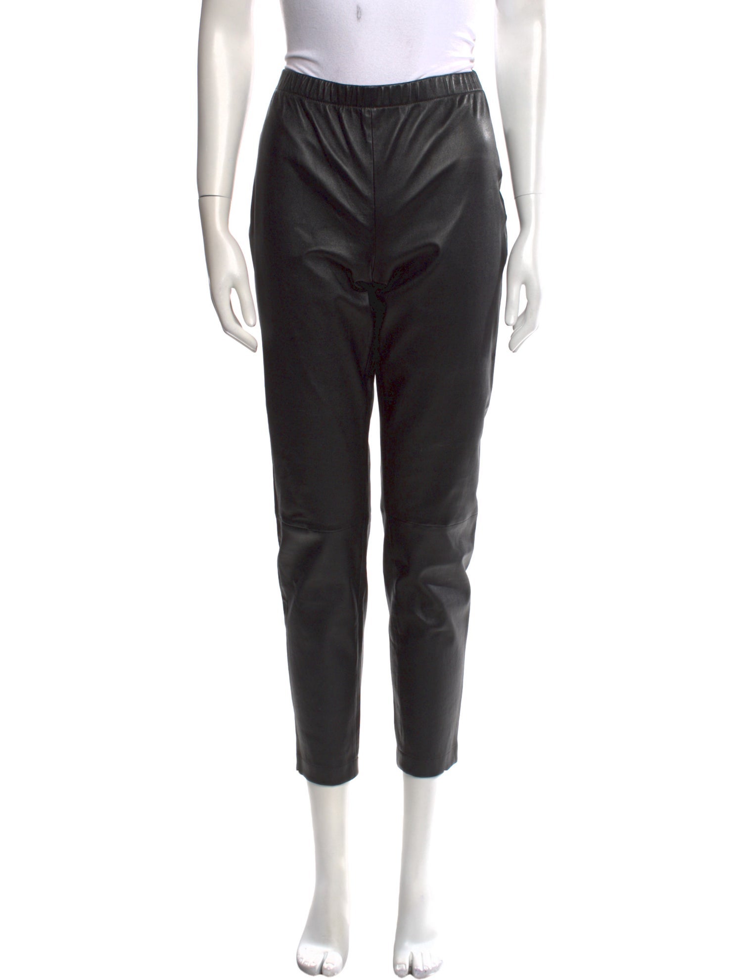 St. John Leather Skinny Leg Pants